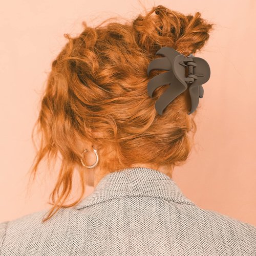 Lolalet Octopus Hair Claw Clips, 5 Pack Non-slip Jaw Clips Medium Hair Clamps for Thick Curly Long Hair, Wide Grip Hair Accessories for Women Girls -Style B