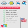 Style In Print Golf Towel USA Flag and Golf Ball Cotton Bag Accessories White