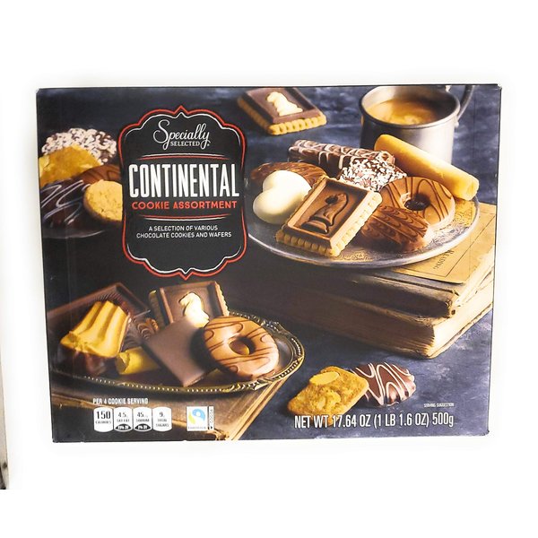 Specially Selected Imported German Continental Cookie Assortment 14 Varieties (