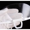 Reusable Plastic Clear Mask 10PCS Professional Transparent Sanitary Cover Anti-Fog Face Shield Nose Mouth Cover Open Face Guard for Restaurants, Food Truck, Hotels, Mall, Beauty salons, Barber Shops