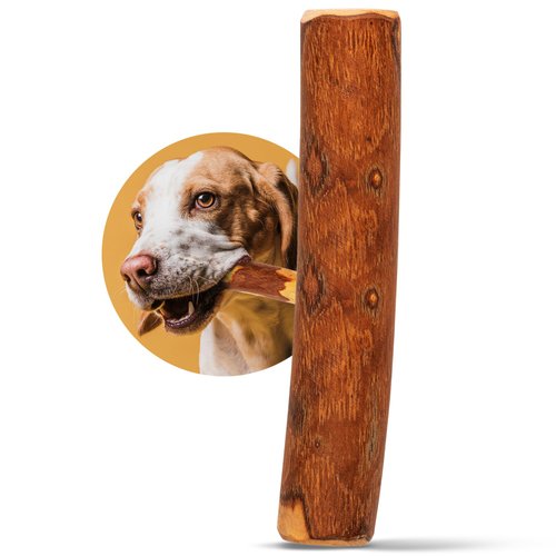 Little Loyals 100% Natural Olive Wood Sticks – Durable Dog Chew Toys for Aggressive Chewers – Puppy Teething Toys – Long-Lasting, Odorless, Fully Digestible, Grain & Gluten-Free – Dental Care – Large