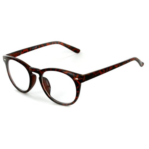 Aloha Eyewear Retrospective Round Retro Square Reading Glasses with Invisible Blended Bifocal for Men and Women (Tortoise +1.75)