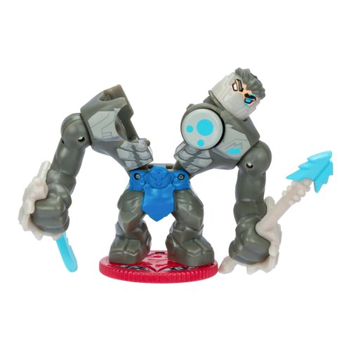 Legends of Akedo Ninja Bosses, Cyber Blade, 3" Tall Battling Action Figure with 360˚ Blade Defense and Attack Spin Action, Double Defense Armor That Pops Off When Struck, 4 Ninja Bosses to Collect