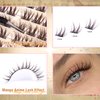Brown Lash Clusters Manga Eyelash Clusters Wispy Lash Extension Natural Cluster Eyelash Extensions Brown Clusters Lashes C Curl Spiky Individual Lashes by Winifred
