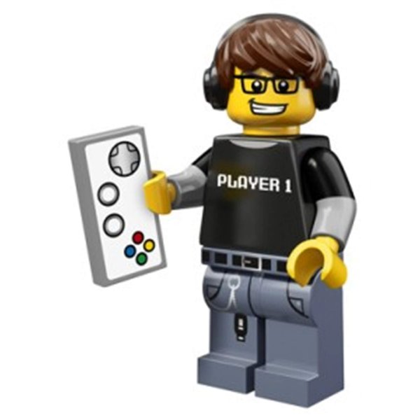 Lego Minifigure - Series 12 - Video Game Guy - 71007 by LEGO