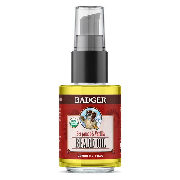 Badger, Beard Oil Organic, 1 Fl Oz