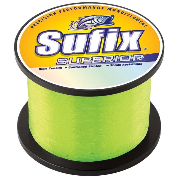 Sufix Superior 1/4-Pound Spool Size Fishing Line (Yellow, 8-Pound)