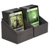 Ultimate Guard Boulder Solid 100+, Deck Case for 100 Double-Sleeved TCG Cards, Grey, Secure & Durable Storage for Trading Card Games, No Transparency