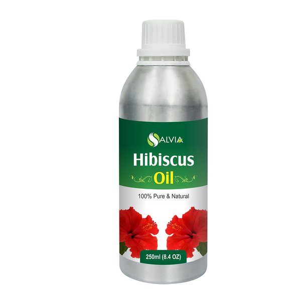 Hibiscus (Hibiscus Sabdariffa L) Essential Oil Pure Uncut Undiluted Cold Pressed Herbal Premium Aromatherapy Oil - 250ML/ 8.45fl oz