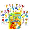 Sesame Street Finger Paint Set for Toddlers Kids - Pack of 4 Classic Colors and Stickers (Elmo Painting)