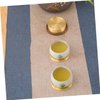 RORPOIR 5pcs Copper Coasters for Drinks Modern Tea Cup Mats Stylish Insulation Pads for Home Hotels and Restaurants and Easy to Beverage Holders