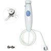 Oral Hygiene Accessories Water Hose Plastic Handle Compatible for Waterpik Water Flosser Wp-100/-300/-600/-900 Easy to Replace Water Flosser Handle (White)