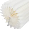 DONNGYZ Foldable Paper Columns 2 Pcs Display Pedestals, Cream White Wedding Centerpieces Display, Cylinder Flower Stand, Paper Roman Pillar for Engagement Birthday Party Decoration - 20 Folds, XXL