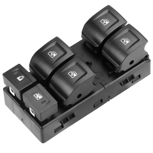 LCWRGS Master Power Window Switch Driver Side Compatible with 2014-2022 Chevy Silverado 1500 2500 HD 3500 HD, Colorado, GMC Canyon, Sierra, Canyon, Cadillac ATS-V, OE# 23427098
