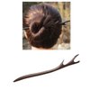 Lawie 7 Pack 7 Inch Vintage Retro Ancient Chinese Japanese Wood Chopsticks Hair Pins Picks Wooden Hair Sticks Sandalwood Carved Long Horn Fork Pen Hairpins Clips Barrettes Bun Chignon Holder Bulk
