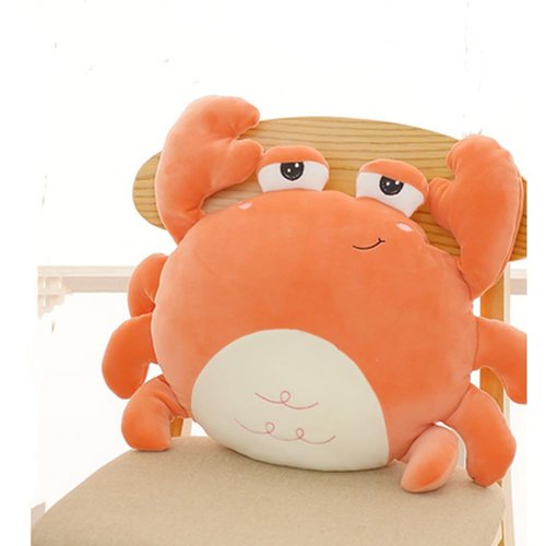 16 Inch Crab Stuffed Animal Plush Pillow, Stuffed Crab Plush Toy,Crab Pillow Crab Toys for Kids, Crab Plushie Crab Decor, Gift for Boys Girls Orange