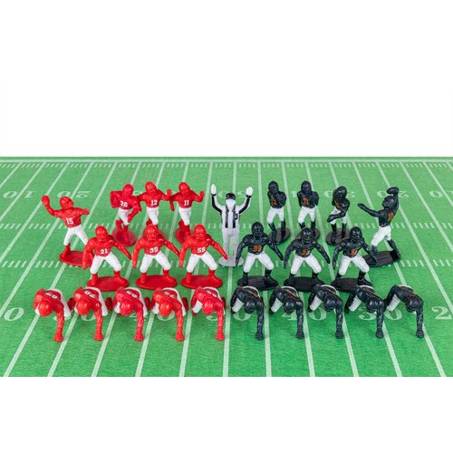Kaskey Kids Football Guys – Red & White/Navy & White Inspires Kids Imaginations with Endless Hours of Creative, Open-Ended Play – includes 2 Teams & Accessories – 28 Pieces in Every Set!