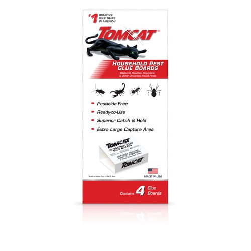 Tomcat Household Pest Glue Trap, 4-Pack
