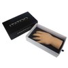 ITATOO Silicone Tattoo Practice Hand Fake Tattoo Hand Dummy Fake Tattoo Skin for Tattoo Artists and Beginners (Left Hand with Short Arm)