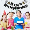 Bruh It's My Birthday Banner Gold and Black Birthday Party Decorations Preteen and Teen Boy Birthday Decor Funny Birthday Banner Bruh Birthday Party Supplies