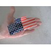 Generic American flag fourth of july acrylic hair claw clip