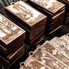 Ornament - Tarot Deck - Set of 78 - Raw Wood 2x3in