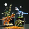 LEQUMOC L006, Dinosaur in Building Sets, Giganotosaurus Jurassic, Dino World Park, Set for Boys and Girls, Age 4 + Year Old,656PC