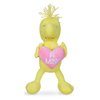 Peanuts for Pets Dog Toy Woodstock “Be Mine” Plush Squeaker| 9” Woodstock from Peanuts Love Plush Squeaker Collection Pet Toys | Peanuts Toy for Dogs Woodstock Stuffed Animal 9 inch