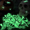 TOY Life 220PCS Halloween Party Favors Halloween Toys for Kids Halloween Goodie Bag Stuffers Fillers Halloween Treat Non Candy Glow in the Dark Bugs Skeleton Spiders Toys Halloween Prize for Classroom