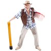2 Pcs Old Man Inflatable Canes Funny Old Age Costume Accessories Retirement Party Decorations Joke Over The Hill Gag Gifts for Kids,100th Day of School, Senior Retirement, Halloween