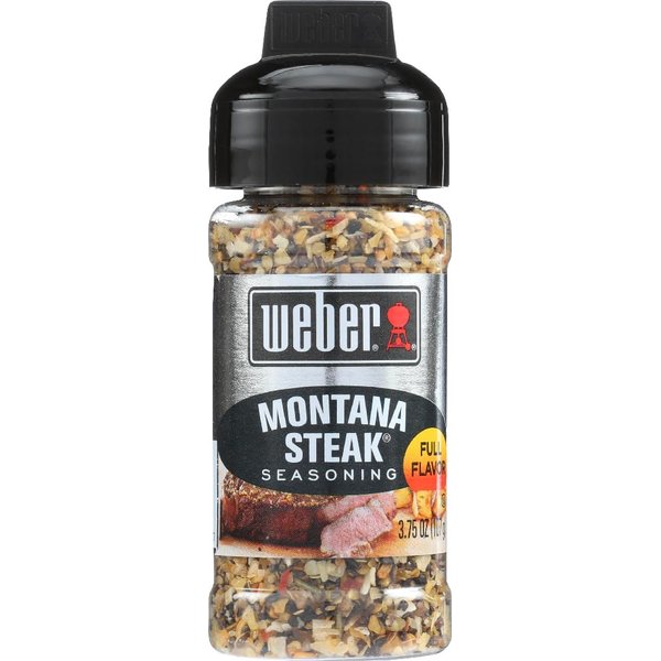 Weber Montana Steak Seasoning, 3.75 Ounces, Pack of 6