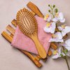 Regrowz Bamboo Paddle Hair Brush for Women & Men - Natural Wooden Brush to Detangle Hair & Reduce Hair Breakage - Scalp Massage, Perfect Hair Care Tool