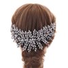 DIMNIE Wedding Hair Comb for Brides Hair Accessories for Wedding Rhinestone Wedding Headpiece for Women