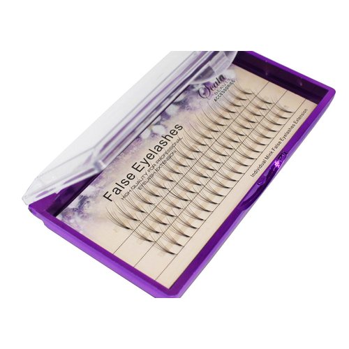 Scala Eyelash Extensions Russian Volume 5D Fans Phoenix Tail Design Individual False Eyelashes Cluster Thickness 0.07mm C Curl 8-15mm to Choose (8mm)