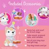Glitter Girls – Pet Birthday Party Decorations Set – Birthday Hat, Cake & Candles, Pet Play Accessories – 14-inch Dolls-plush-stuffed Animals – Toys for Kids Ages 3 and Up (38pcs)"