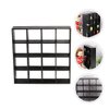 Home Decor Doll House Furniture Miniature Wooden Storage Rack 16 Grid Display Shelf Model Wooden Mini Doll House Furniture Accessories Decoration 1: 12 Storage Rack Locker Shelf