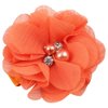 18 Pcs Alligator Hair Clips 2 Inch Chiffon Flower with Crystal Pearl Hair Barrettes Hair Accessories for Teens Women