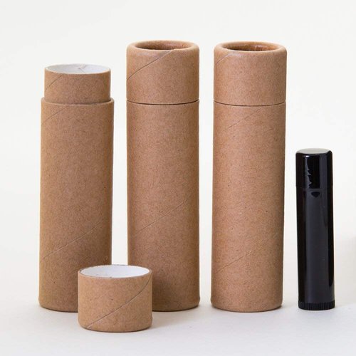2 OZ Kraft Paperboard Lip Balm/Deodorant/Cosmetic/Lotion Tubes x25