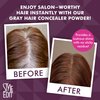 Root Touch Up Powder by Style Edit | Cover Up Hair Color for Grays and Roots | Light Brown Mineral Infused Binding Hairline Powder - 2 Pack