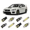 BRISHINE White Interior LED Lights Kit for 2004-2020 2021 2022 Subaru WRX/WRX STI/Impreza Super Bright 6000K LED Interior Light Bulbs Package + License Plate Lights and Install Tool
