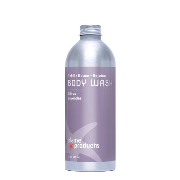 Plaine Products Returnable, Refillable Body Wash: Citrus Lavender 16 oz (Refill)