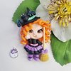 Witch Samantha Cold Porcelain Clay Doll