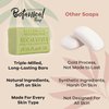 Australian Botanical Soap, Eucalyptus with Lemon, Lime, and Petitgrain 6.6 oz. (187 g) Soap Bars | Natural Ingredient Bar Soap | All Skin Types | Women & Men | Shea Butter Enriched - Pack of 4