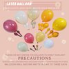 Daisy Balloon Garland Arch Kit -169Pcs Double Stuffed Balloons,Groovy Balloon Arch,Boho Balloons Kit for Baby Shower Bridal Wedding Baptism Birthday Engagement Party Decoration.