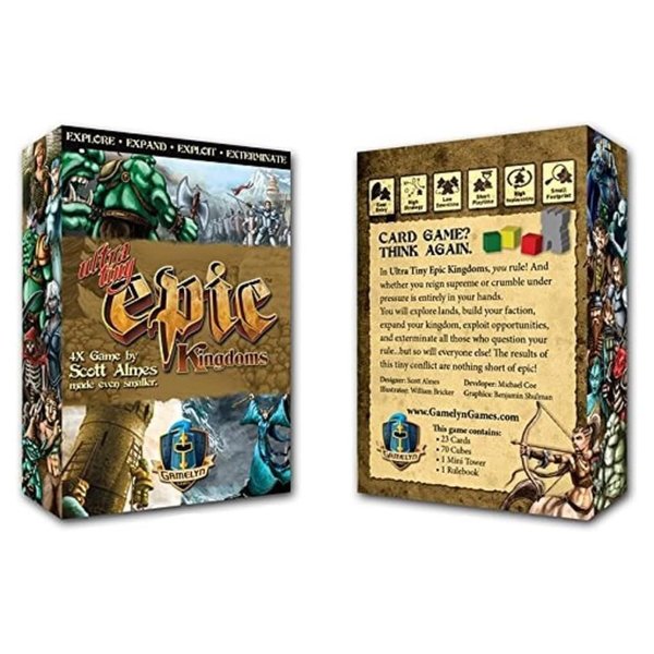 Gamelyn Games Ultra-Tiny Epic Kingdoms Pocket Board Game