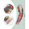 18 Pcs Tattoo Sleeves for Men Arm Sleeves Temporary Tattoo Sleeves Set Arts Fake Tattoo for Women to Cover Arms (Stylish Pattern,Medium)