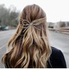 Mxxipp 2pcs Bow Hair Clips Rhinestone Crystal Bowknot Clips for Women Girls Party Halloween Vanlentine Mothers' Day