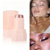 MAEPEOR Jelly Highlighter Stick 6 Colors Hydrating Natural Dewy Glow Face Highlighter Long Lasting Brightening Non-Caking Highlight Stick (06 Dawn Glow)