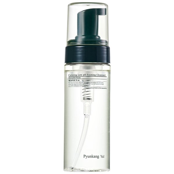 Pyunkang Yul Calming Low pH Foaming Cleanser | Daily Face Wash & Makeup Remover with Tea Tree, Centella Asiatica, 5 Hyaluronic Acids that Removes Dead Skin Cells, Hydrates Skin - 150ml 5.07 Fl.Oz.