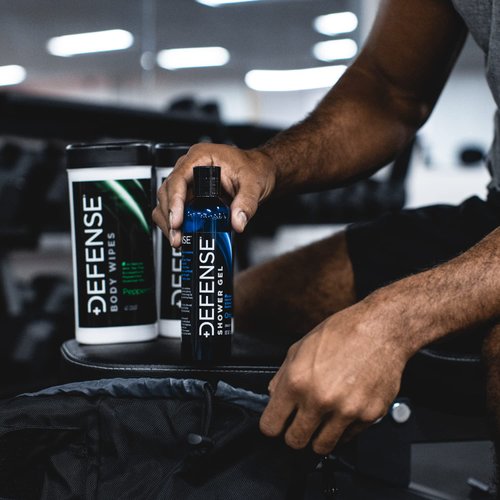 Defense Soap Body Wash Shower Gel 8 Oz (Pack of 2) - 100% Natural Tea Tree Oil and Eucalyptus Oil